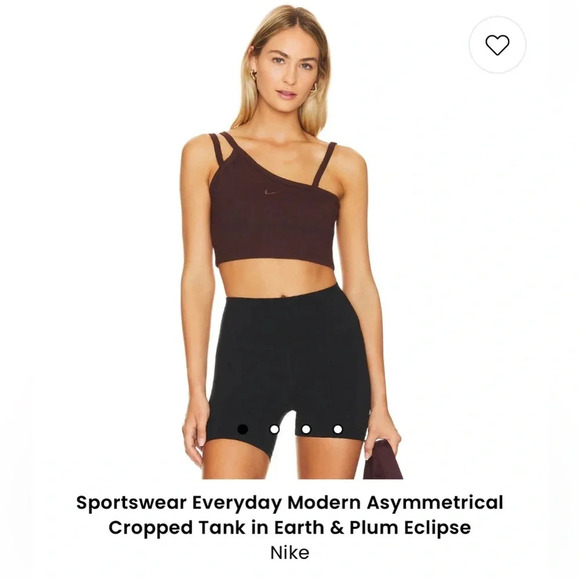 NWT Nike lavender strappy asymmetrical bra top / crop XL everyday modern - Picture 4 of 4